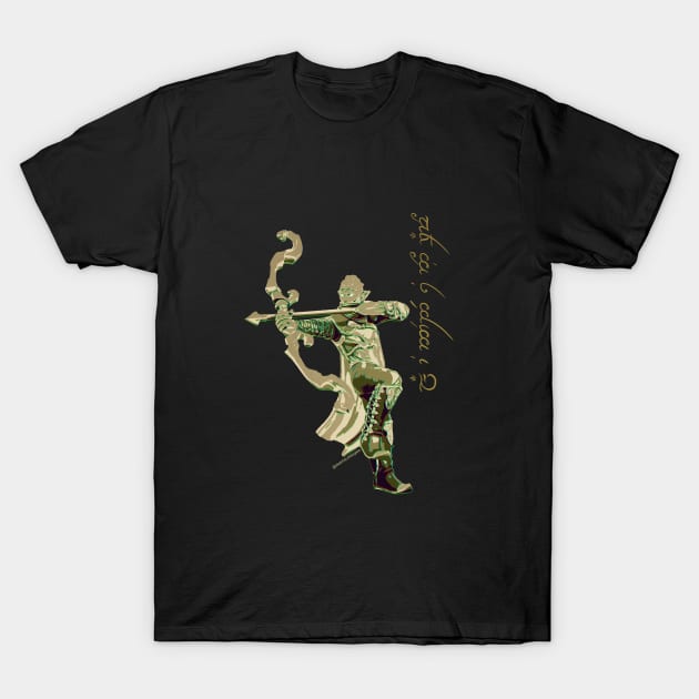 Golden Elf T-Shirt by GabCastro